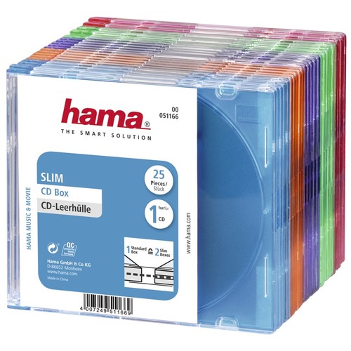 Hama 25x dvd - cd, blu-ray