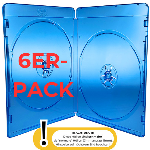 Blu ray leerhüllen 7mm - blu-ray, slim