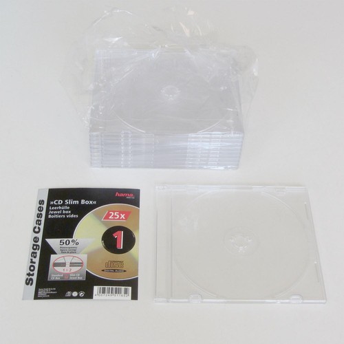 10x hama slim box - cd,