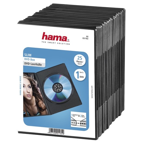 Hama dvd hüllen 25er - dvd, 25er-pack