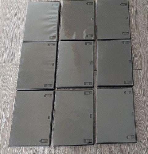 Set stück dvd - 9x, leerhüllen