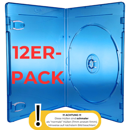 Blu ray leerhüllen 7mm - 12, blu-ray