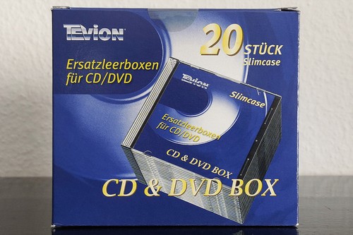 Dvd leerhüllen slim - 20, cd/dvd