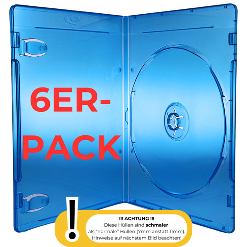 Blu ray leerhüllen 7mm slim - leerhüllen,