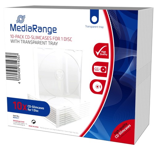 Mediarange hüllen 1er - 20, cd