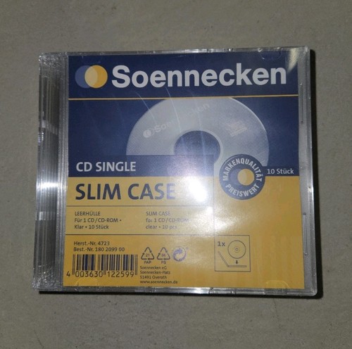 Soennecken dvd slim case - case, 47